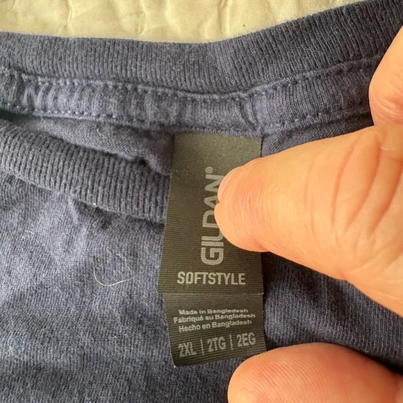 The Brian Jonestown Massacre Navy Graphic T-Shirt with Yellow Print - Picture 3 of 6